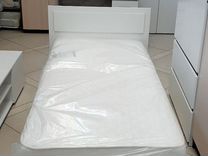 Кровать односпальная белая 90/200 (новая)