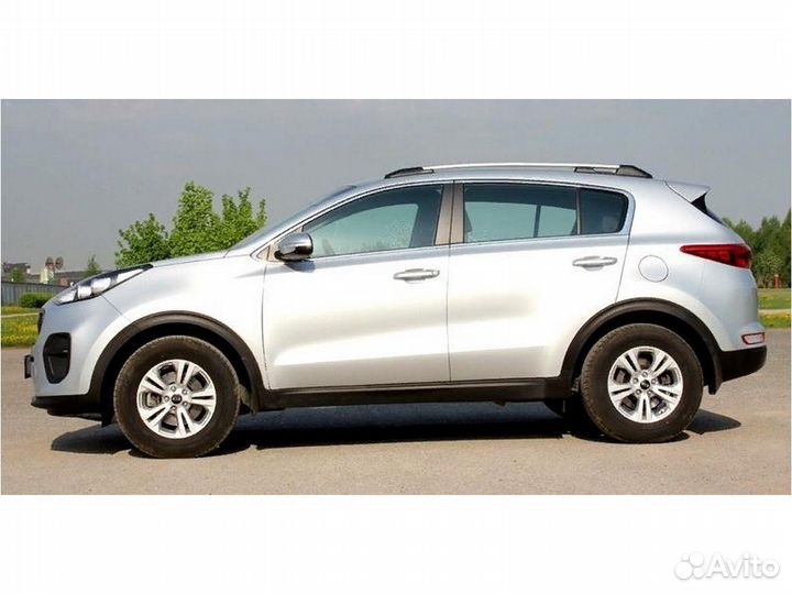 Рейлинги на крышу Kia Sportage с 2016 апс Серые