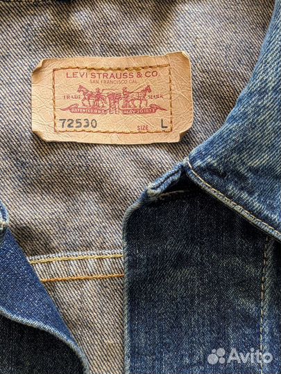 Джинсовая куртка мужская levis m