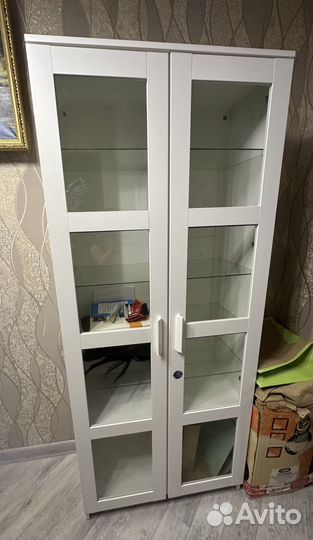 Шкаф IKEA (книжный шкаф) белый