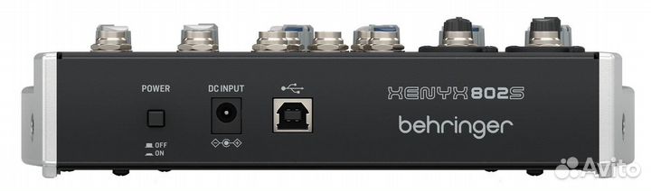 Behringer xenyx 802S микшерный пульт, 8входов