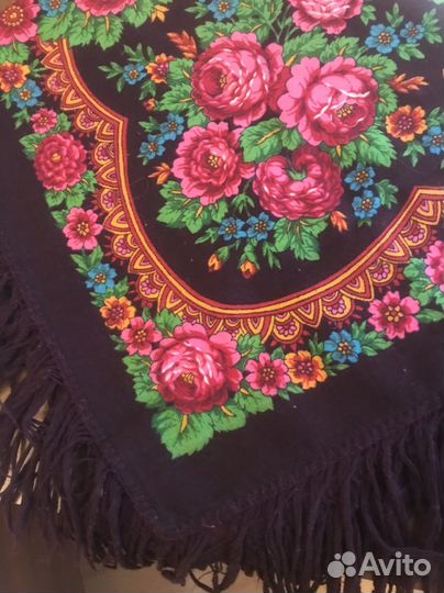 Платок шаль шерсть 87- 97