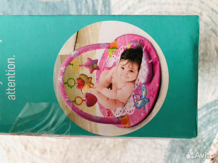 Коврик детский игровой розовый