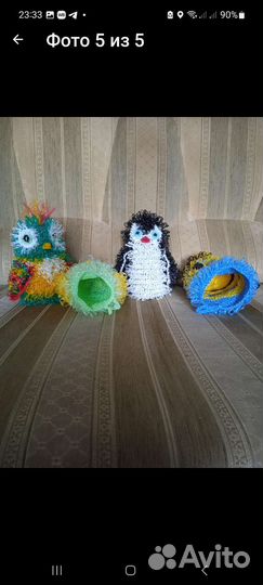 Мочалки ручной вязки