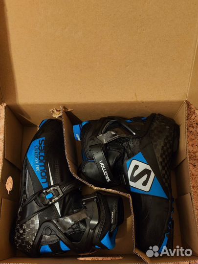 Лыжные ботинки коньковые salomon