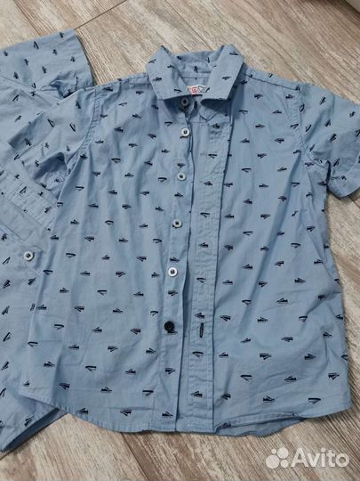 Рубашки для двойни 116-122р