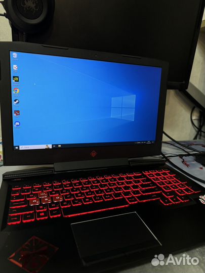 Ноутбук hp omen 15, core i5 7300hQ, geforce 1050