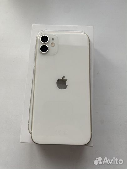 11 128GB белый в идеальном состоянии