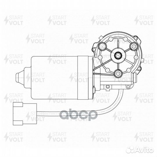 VWF 1503 startvolt Моторедуктор стеклооч. для а