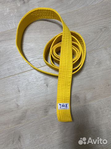 Пояс жёлтый айкидо