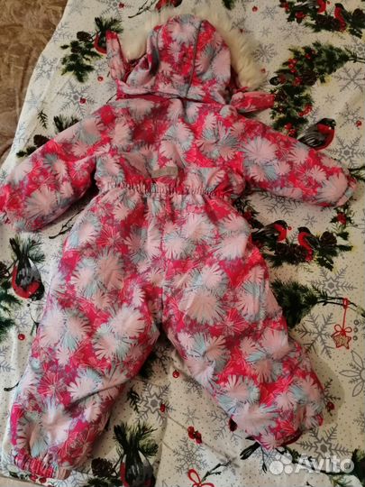 Зимний комбинезон для девочки 98