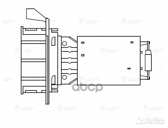 Резистор вентилятора LFR1509 luzar