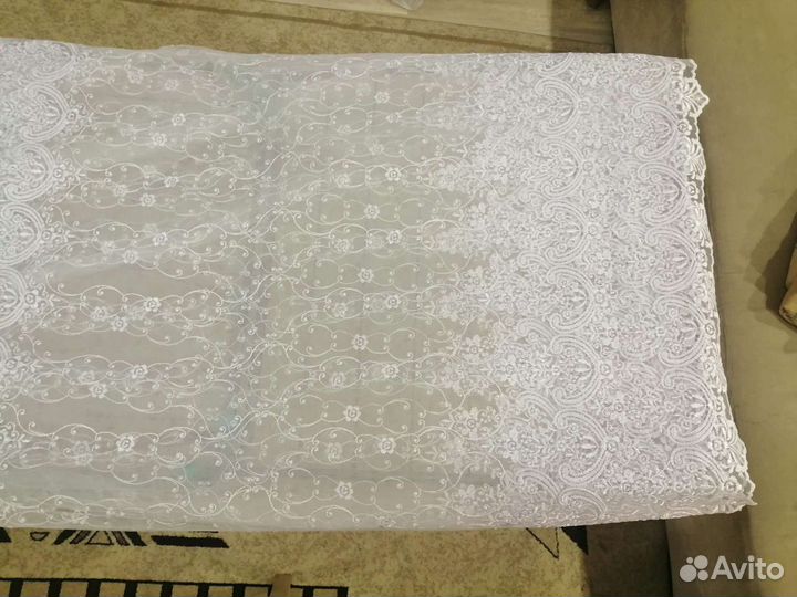 Тюль новая, высота2м50см, ширина5м