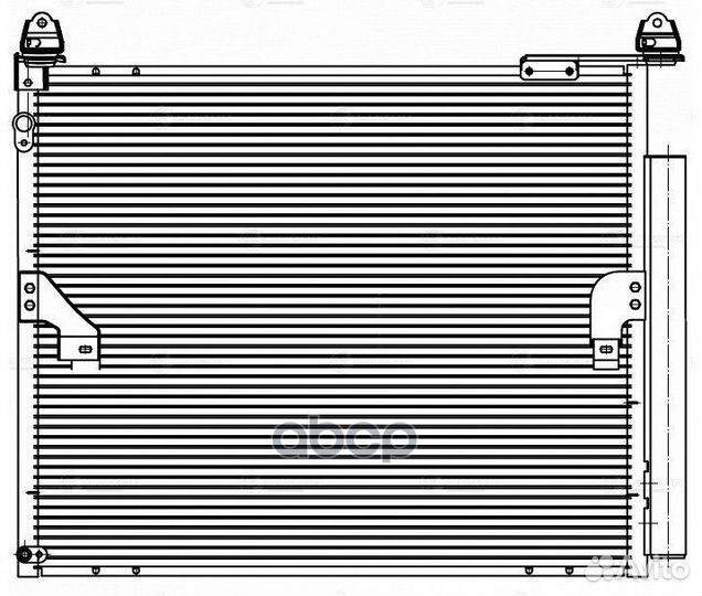 Радиатор кондиционера Toyota Land Cruiser Prado