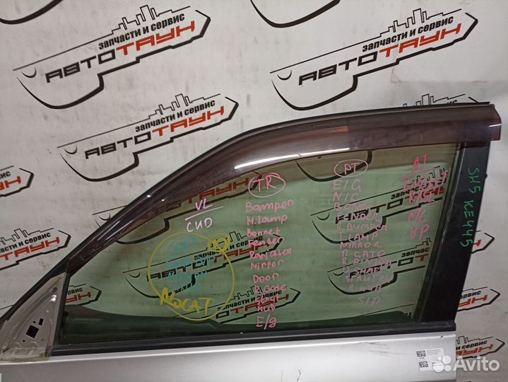 Дверь subaru forester SH5 SH9 SHJ 60009SC0309P передняя левая серебро, C3S KE445