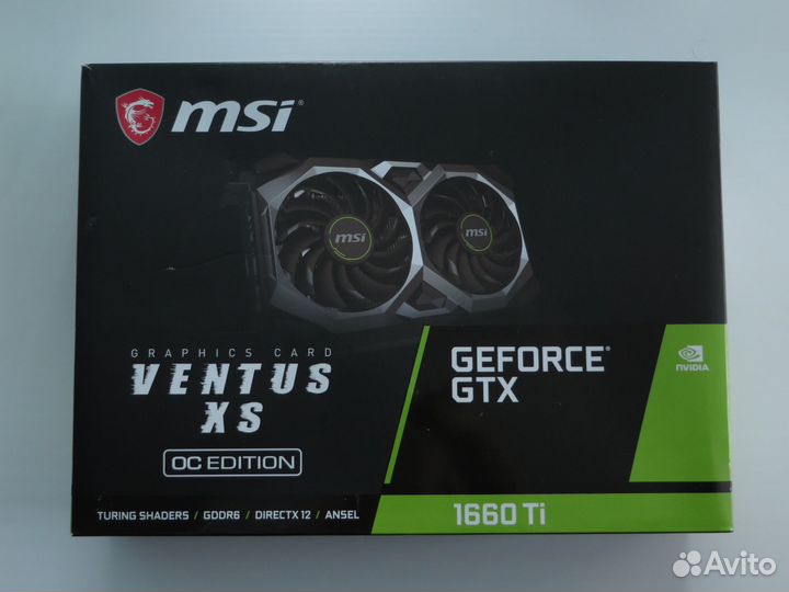 Gtx 1660ti ventus xs 6gb OC