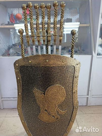 Щиты- подставки для шампуров, кочерги, ножи и т д