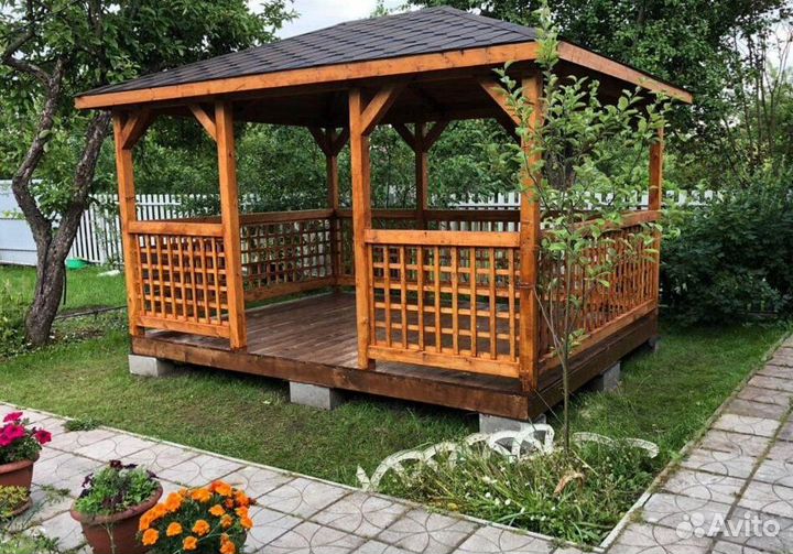 Беседка под ключ