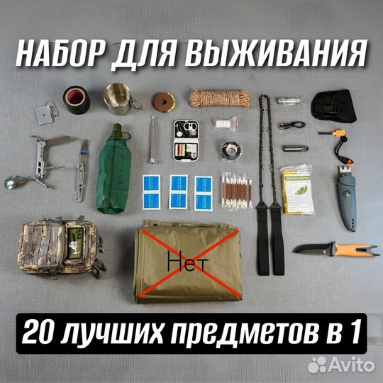 Набор Для Выживания (без пончо-тент)