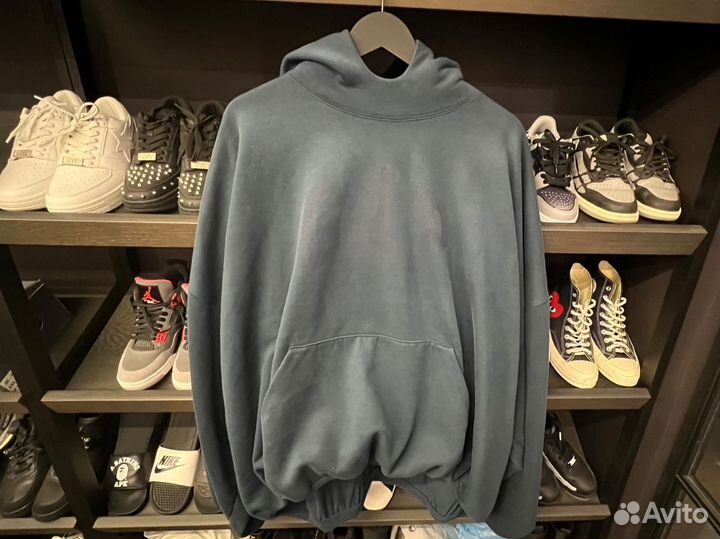 Худи Yeezy Gap XXL Бирюзовый б/у