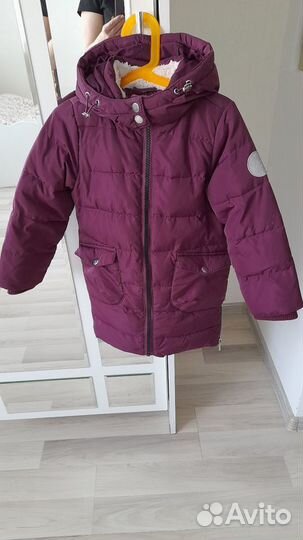 Куртка зимняя для девочки 116