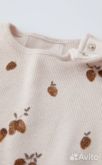 Новый боди в рубчик Zara baby, 80