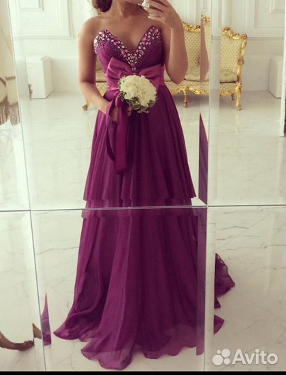 Вечернее платье выпускное платье 42 размер