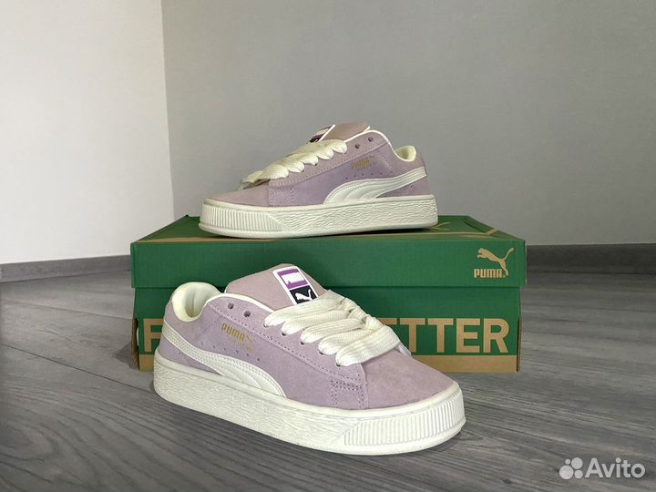 Puma Suede XL розовые