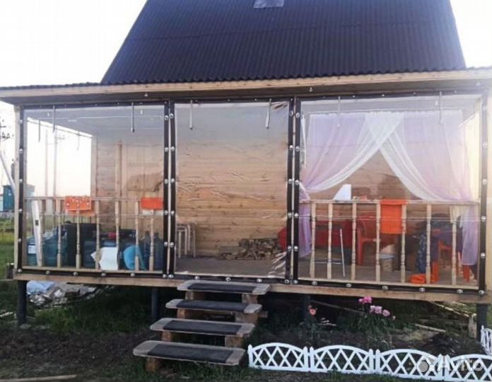 Мягкие окна морозостойкие