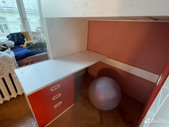 Детская двухярусная кровать бу IKEA