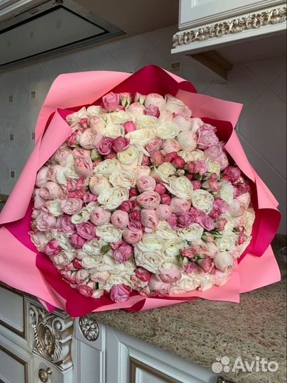 Букеты. Розы. 101 роза
