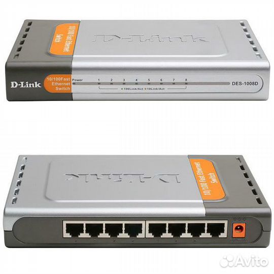 Коммутатор D-Link DES-1008D 8 портов