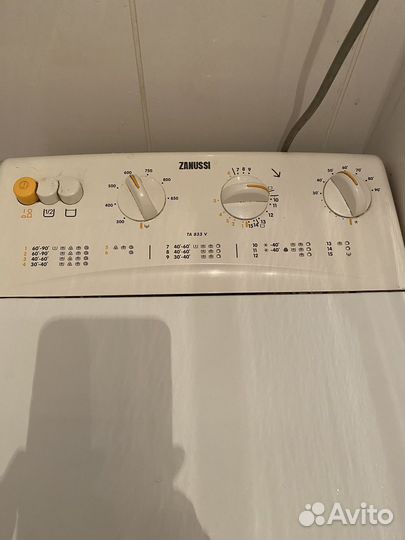 Стиральная машина вертикальная, zanussi