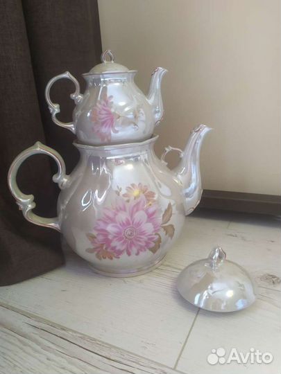 Подарочные чайники СССР Хризантема