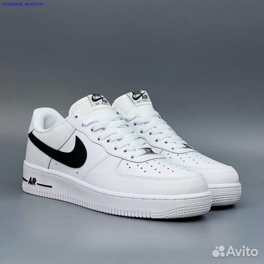 Nike Air Force 1 Black&White (Арт.17694)