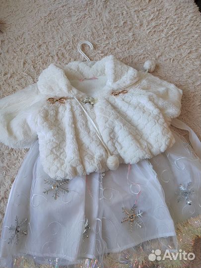 Платье снежинки