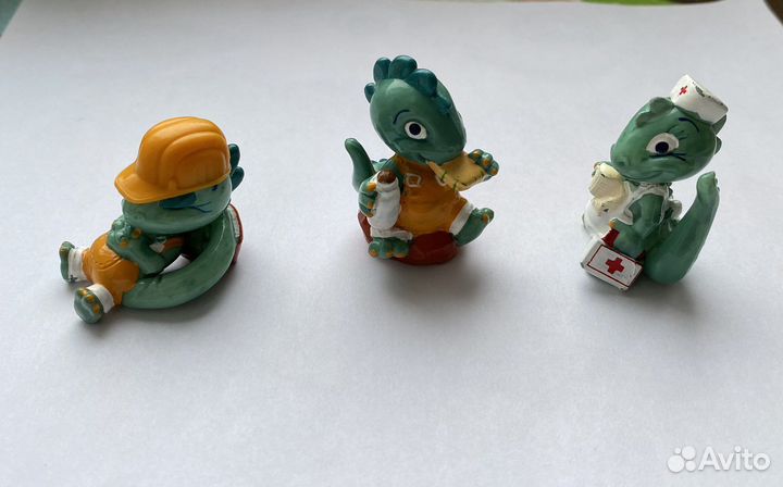 Киндеры 90-х зайцы, лисы, слоны, дино, сборка