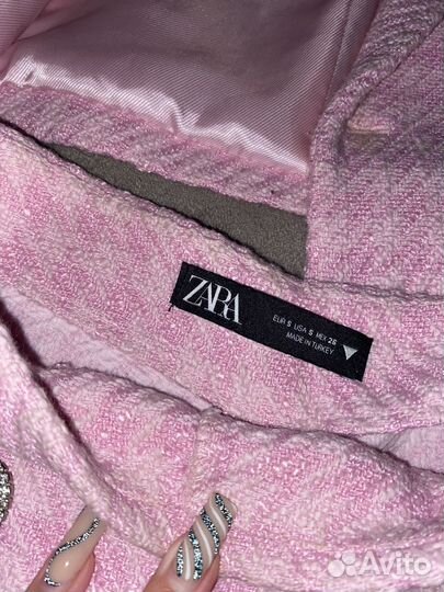 Твидовый костюм zara