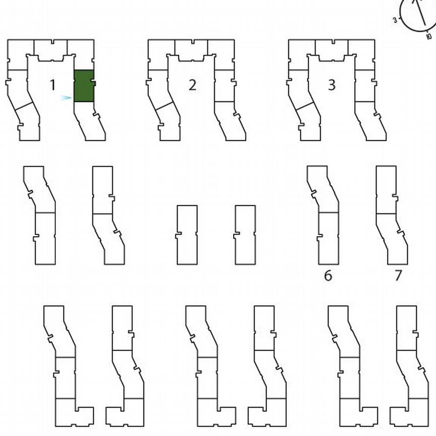 1-к. квартира, 34,4 м², 2/3 эт.