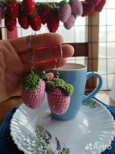 Вязанные игрушки брелок