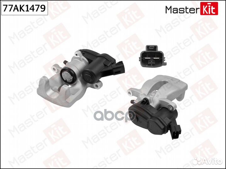 Суппорт тормозной зад прав renault fluence