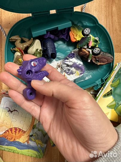 Сумка динозавров, подарочный набор