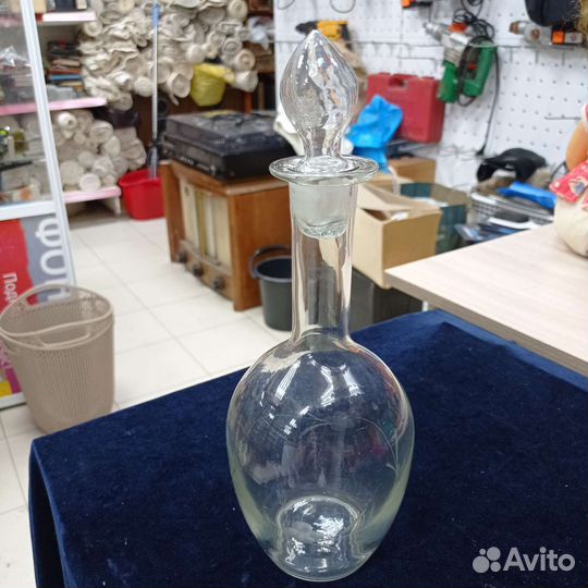 Графин штоф резное стекло (сзр)