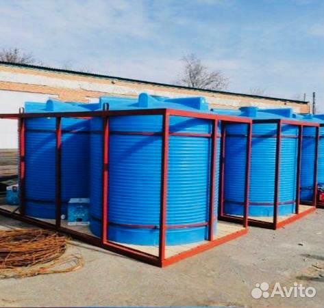 Пластиковые емкости в кассете