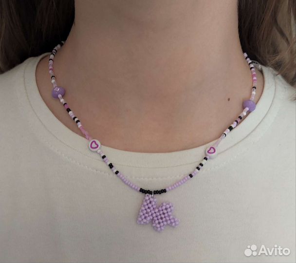 Чокер из бисера