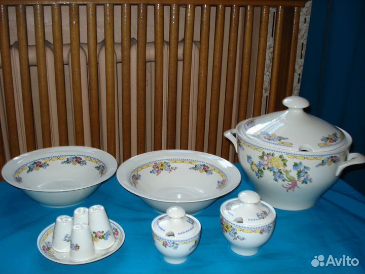 Столовый сервиз 16 пр гдр Кольдиц фарфор