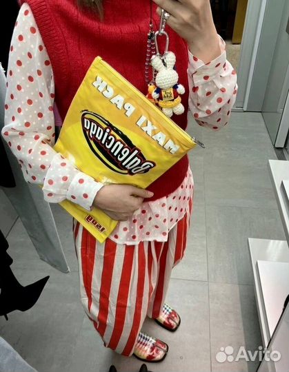 Сумка в виде пачки чипсов Balenciaga оригинал
