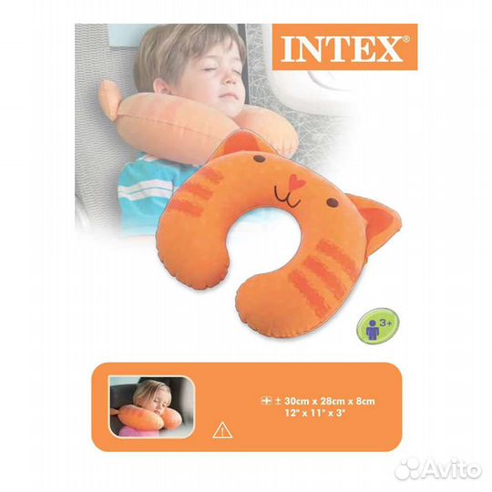 Подушка-подголовник Интекс детская