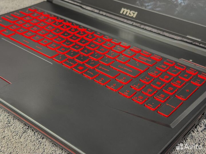 Игровой ноутбук MSI: GTX 1660 TI + Core i7