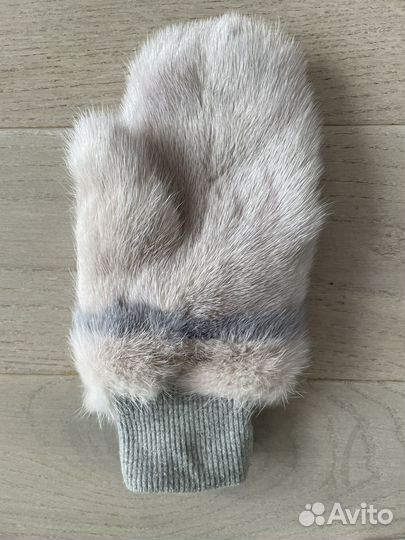 Варежки детские норковые
